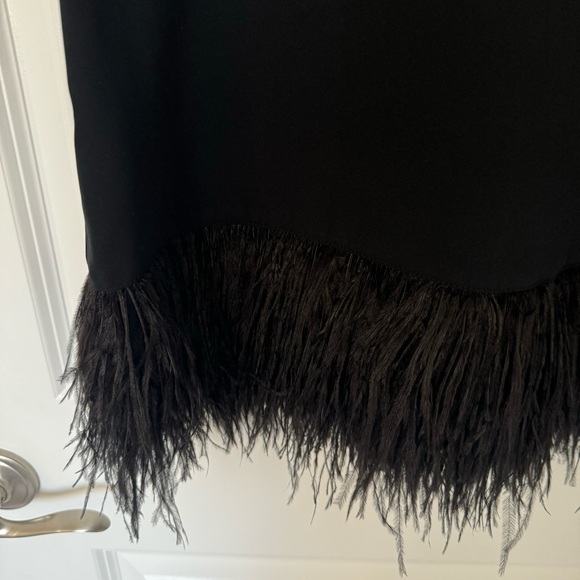 Jcrew Black Feather Dress NWT - S - Picture 3 of 4